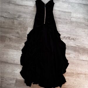 Scott McClintock Black prom Evening Gown with Front detail! Size 4